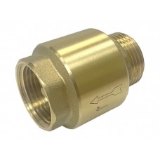 Обратный клапан 1", латунь, толкатель латунь, поток от НР к ВР UNIPUMP 97663 Обратный клапан 1", латунь, толкатель латунь, поток от НР к ВР UNIPUMP 97663