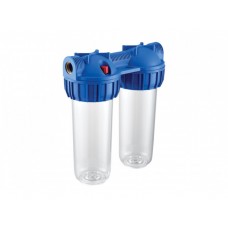 Колба UNIPUMP 10" CFC-10К-2 резьба 3/4" двойная, без картриджа Колба UNIPUMP 10" CFC-10К-2 резьба 3/4" двойная, без картриджа