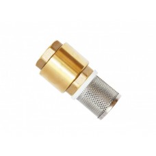 Обратный клапан UNIPUMP 1" с сеткой (сетка - нерж., толкатель - пластик) Обратный клапан UNIPUMP 1" с сеткой (сетка - нерж., толкатель - пластик)